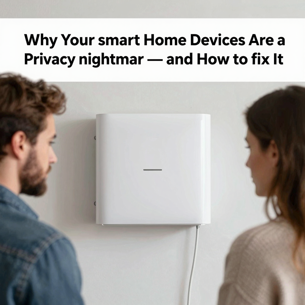 Why Your Smart Home Devices Are a Privacy Nightmare — and How to Fix It