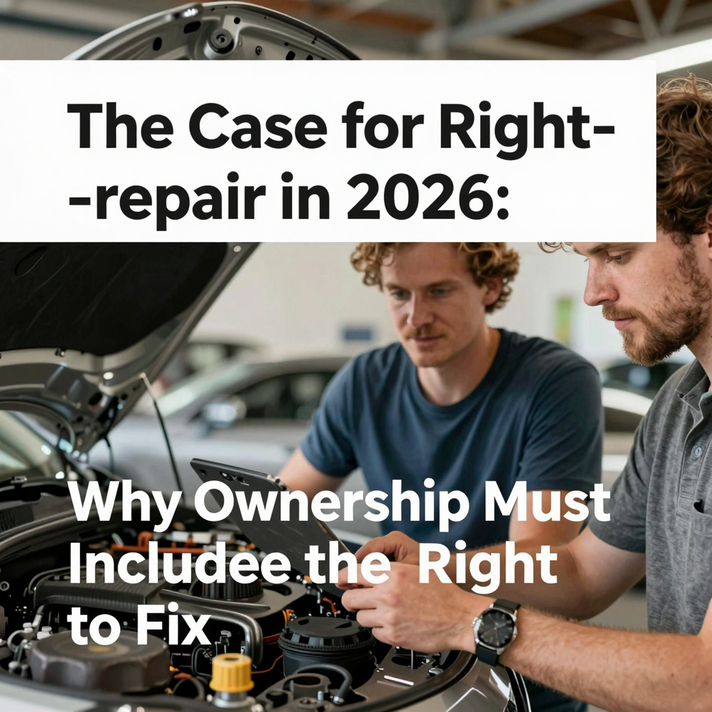The Case for Right-to-Repair in 2026: Why Ownership Must Include the Right to Fix